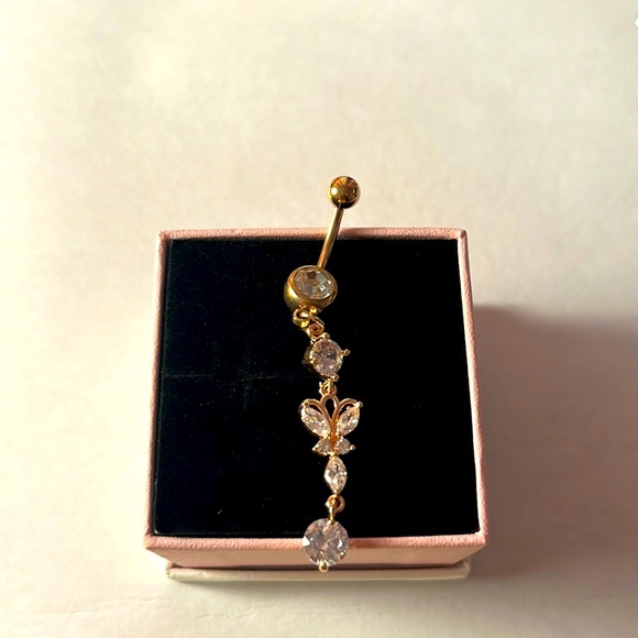 Butterfly Belly Ring - Picture 1 of 2